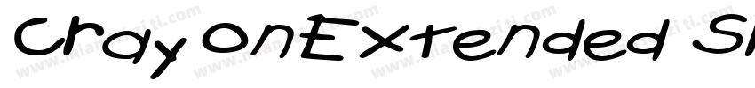CrayonExtended Slanted字体转换